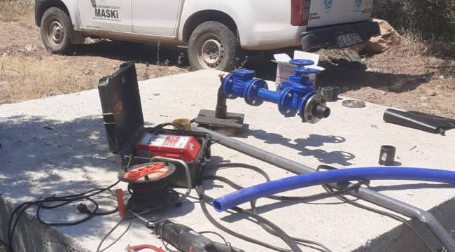 Alaşehir Erenköy’ün Yeni Sondajı Devreye Alındı