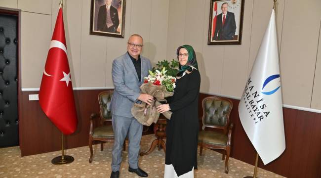 Başkan Ergün’den, Rektör Kibar’a Tebrik Ziyareti