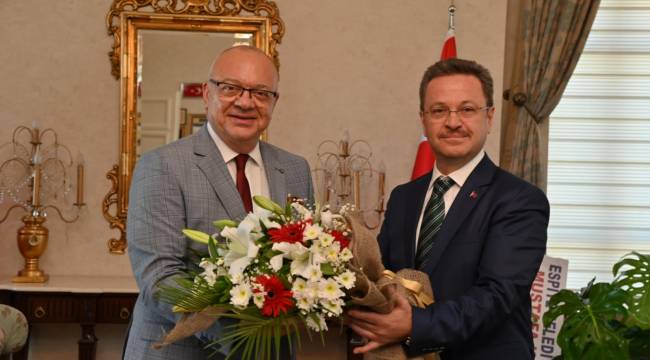Başkan Ergün’den Vali Ünlü’ye Hayırlı Olsun Ziyareti