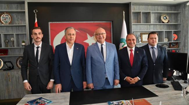 Başkan Ergün, İçişleri Bakanı Yerlikaya’yı Ağırladı