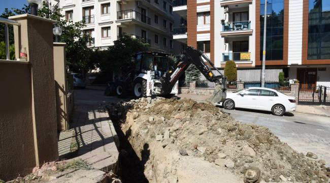 Cemal Ergün Caddesi’nde Altyapı Çalışması Tamamlandı