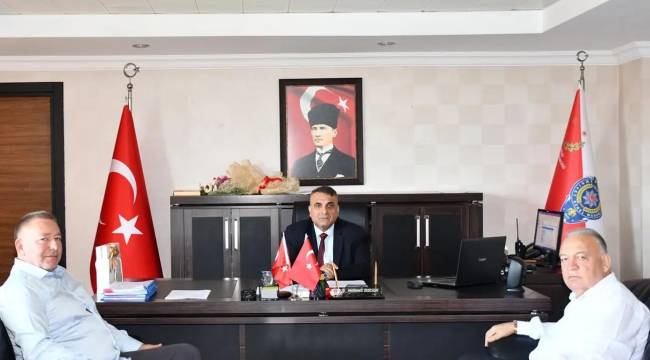 TUTSO'dan, İlçe Emniyet Müdürü Mehmet Dursun'a Hayırlı Olsun Ziyareti