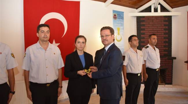 Vali Enver Ünlü, Jandarma Rütbe Terfi Törenine Katıldı