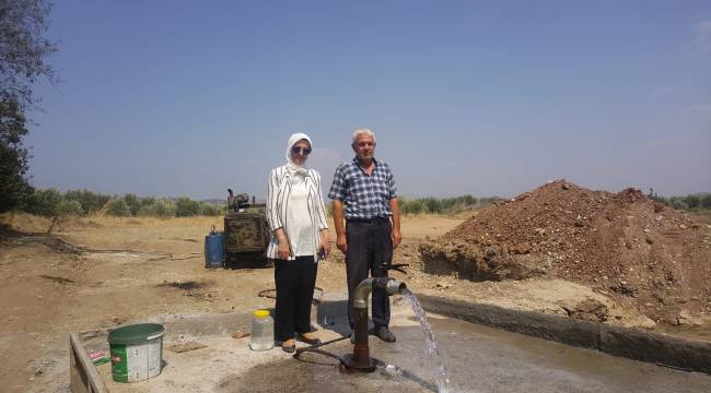 Ahmetli’nin Derici Mahallesi de Yeterli Suya Kavuştu