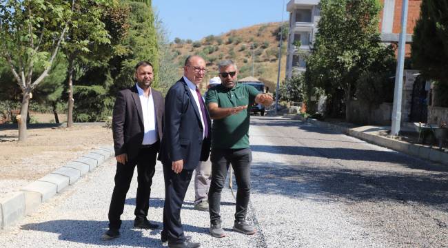 Başkan Çetin Akın: “Ergenekon Mahallemizde yol sorunlarını bir bir çözüyoruz”