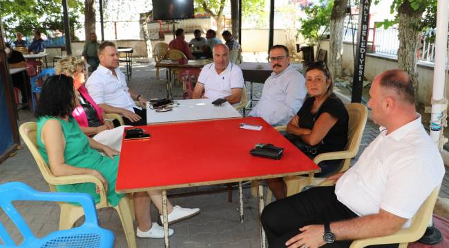 Büyükşehir ve MASKİ’den Alt ve Üstyapı Dönüşümü Tamamlanan Büyükbelen’e Ziyaret