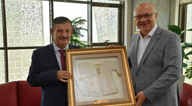 Kaymakam Çaykara’dan Başkan Ergün’e Veda Ziyareti