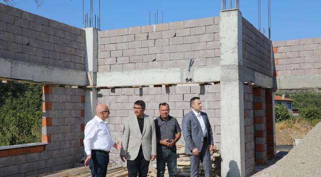 SANCAKLIKAYADİBİ 'NDE ÇOK AMAÇLI SALON İNŞAATI YÜKSELİYOR