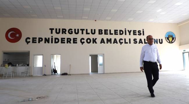 TURGUTLU’DA ÇOK AMAÇLI SALON VE SPOR TESİSİ AÇILIYOR