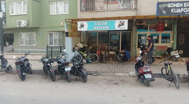 Turgutlu'da Motosiklet Tamircileri Cumartesi öğleden sonra tatil kararı aldı