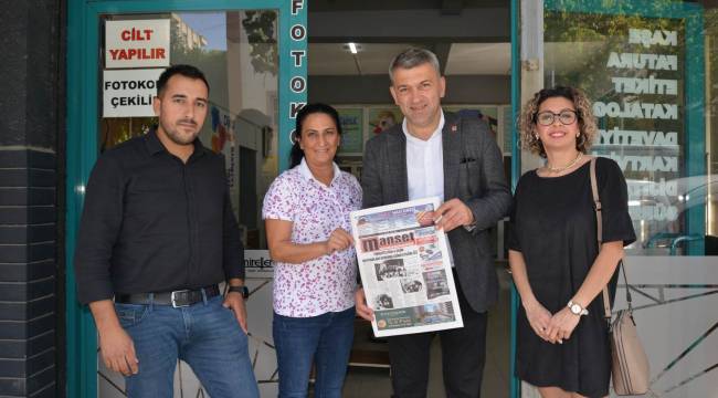 CHP İlçe Başkanı Ayma’dan Gazetemize Ziyaret