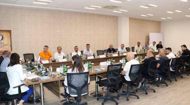 MANİSA TSO MESLEK KOMİTELERİ MÜŞTEREK İSTİŞARE TOPLANTISI YAPILDI