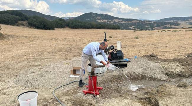 Şeremet Mahallesinde Sondaj Çalışması Yapıldı