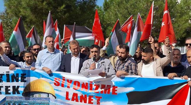Turgutlu'da Filistin'e Destek, Siyonizme Lanet