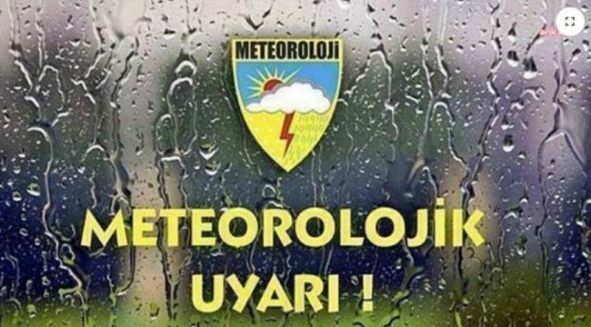 Meteoroloji Genel Müdürlüğü’nden Uyarı