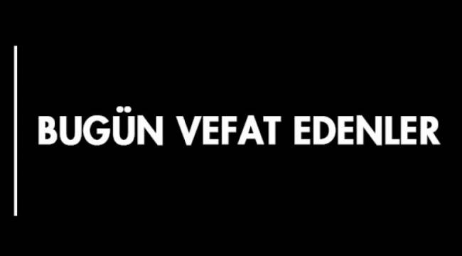 VEFAT EDENLER