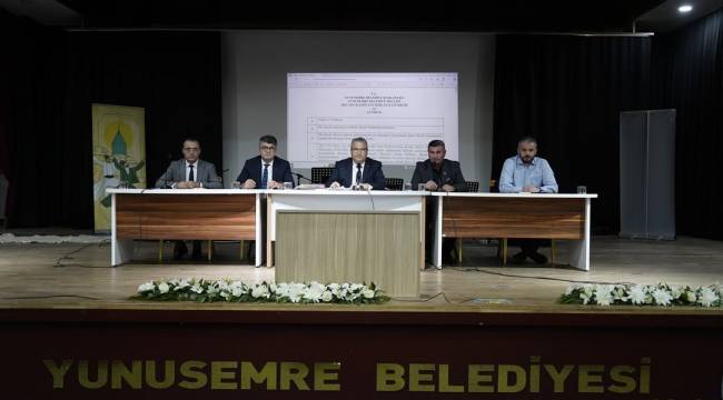 YUNUSEMRE BELEDİYESİ KASIM AYI MECLİS TOPLANTISI YAPILDI