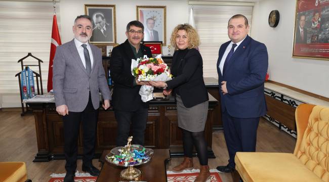 BAŞKAN ÇELİK, MANİSA ÖĞRETMENEVİ YÖNETİMİNİ AĞIRLADI