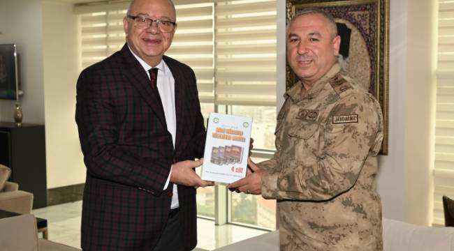Başkan Ergün, Kırkağaç Jandarma Komutanını kabul etti
