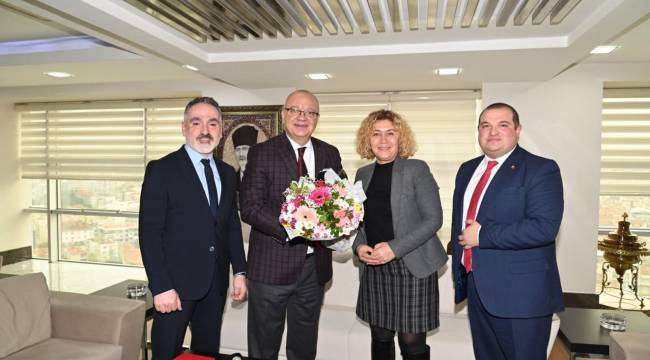 Başkan Ergün Öğretmenevi Yönetimini Ağırladı