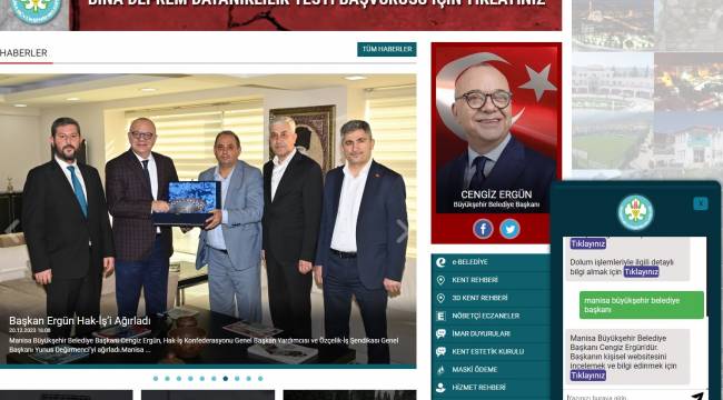 Büyükşehir Web Sitesine Yapay Zeka Asistanı Desteği