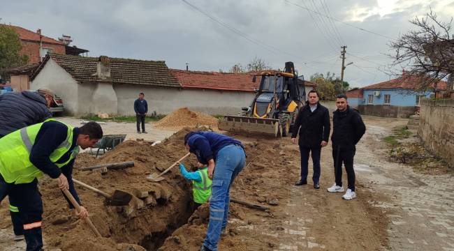 Çapaklı Mahallesinde Kanalizasyon Hattı Yenilendi