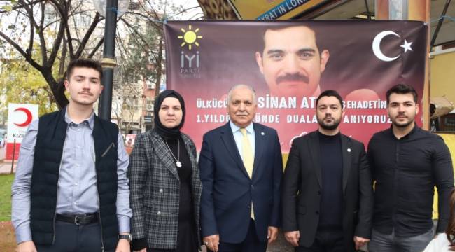 İYİ PARTİ İLÇE TEŞKİLATI SİNAN ATEŞ İÇİN LOKMA HAYRI DÜZENLEDİ