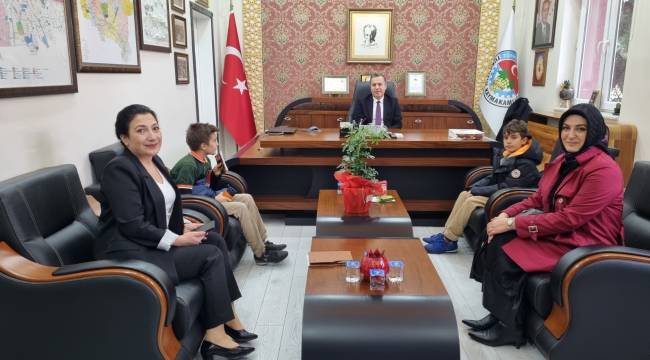 KAYMAKAM KAPANKAYA, KOCATÜRK ORTAOKULU ÖĞRENCİLERİNİ AĞIRLADI