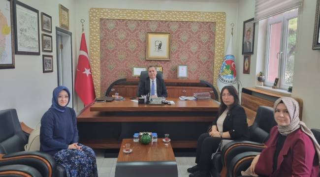 KAYMAKAM MANİSA ÇOCUK EVLERİ KOORDİNASYON MERKEZİ MÜDÜRÜ ŞEYMA COŞKUN’U KABUL ETTİ