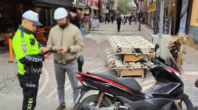 Manisa’da 5 araç trafikten men edildi