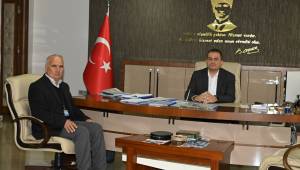 Muhtar Özcan’dan Genel Müdür Aslay’a Ziyaret