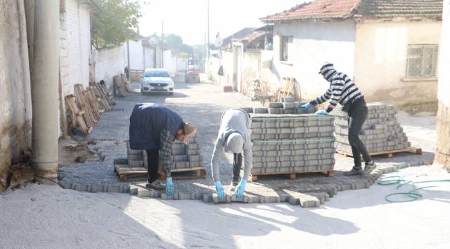 Musacalı’da Üstyapı Çalışmaları Devam Ediyor