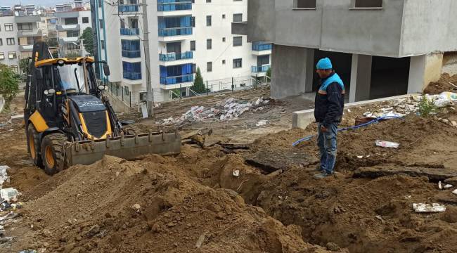 Sağlık Mahallesinde Yeni Yerleşim Alanına Ek Kanalizasyon Hattı