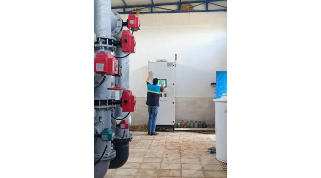 Saruhanlı Arıtma Tesisinde Rutin Kontrol