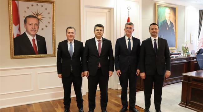 TURGUTLU HEYETİNDEN SAĞLIK BAKAN YARDIMCISINA ZİYARET