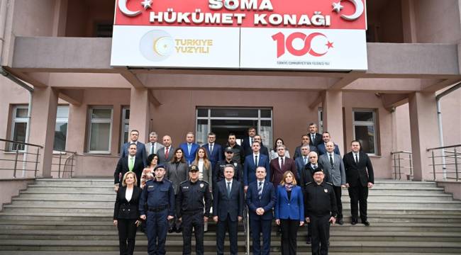Vali Enver Ünlü, Soma İlçesini Ziyaret Etti