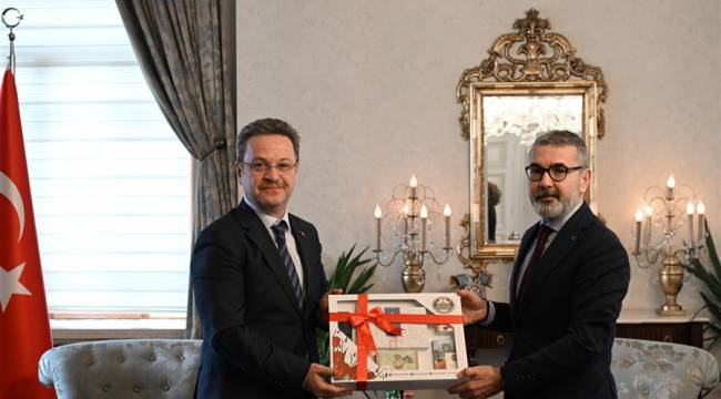 Vali Ünlü,Kurum Başkanı Muharrem Kılıç'ı Kabul Etti