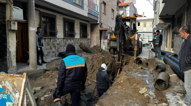 7 Eylül Mahallesi’nde Kanalizasyon Çalışması