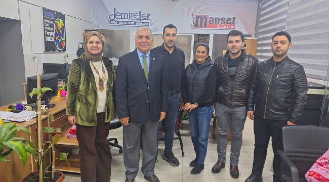 AHMET ORHAN'DAN GAZETECİLER GÜNÜ ZİYARETİ