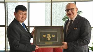 Başkan Ergün Kazakistan İstanbul Başkonsolosunu Konuk Etti