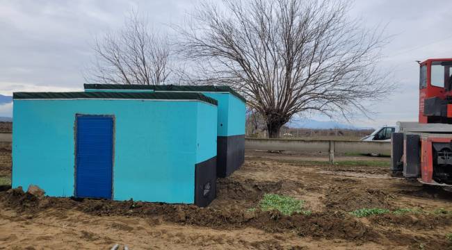 Çanakçı Mahallesine Yeni Prefabrik İçme Suyu Deposu