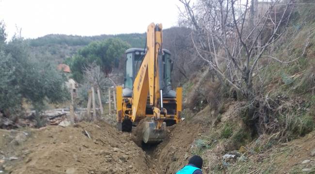 Dindarlı’da Ek Kanalizasyon Hattı Çalışması Yapıldı