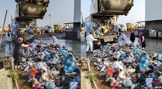 MANİSA’DA ŞOK OLAY! ALTINLARI DALGINLIKLA ÇÖPE ATTILAR!