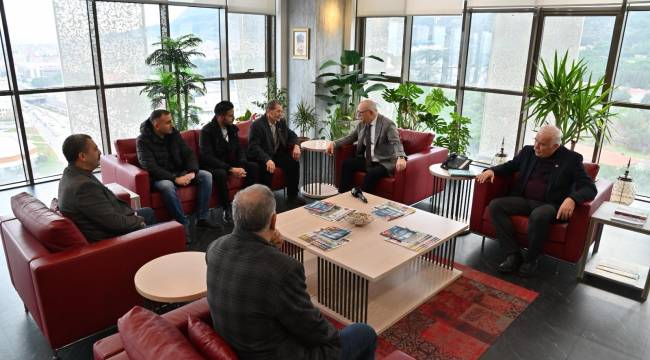 Şehit Enis Budak’ın Ailesi’nden Başkan Ergün’e Ziyaret