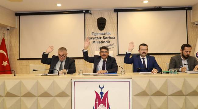 ŞEHZADELER BELEDİYE MECLİSİ YILIN İLK TOPLANTISINI YAPTI