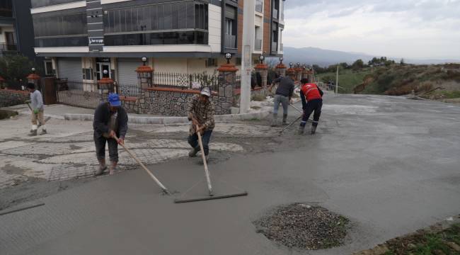 Turgutlu Belediyesinden Kot Farkı Olan Sokaklara Çözüm