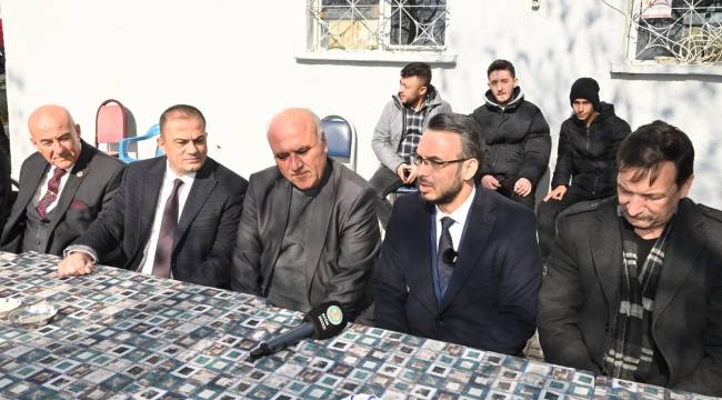 Genel Müdür Burak Aslay ve Yunus Oğan Çampınar Mahallesini Ziyaret Etti