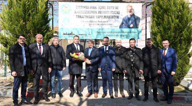 MASKİ ve Büyükşehir’den Çıkrıkçı Mahallesine 35 Milyon TL Yatırım