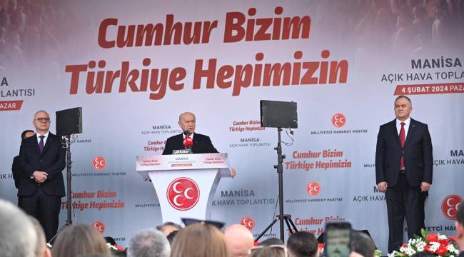 MHP Genel Başkanı Devlet Bahçeli Manisalılara Hitap Etti