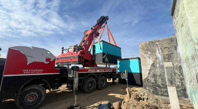 Rahmanlar Mahallesine Yeni Prefabrik İçme Suyu Deposu
